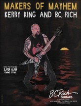 Slayer Kerry King Signature B.C. Rich Warlock guitar advertisement 2005 ad print - £3.37 GBP