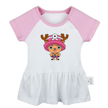 One Piece Tony Chopper Newborn Baby Girls Dress Toddler Infant Cotton Clothes - £10.45 GBP