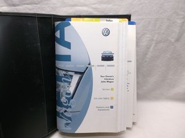2003..03 VW JETTA WAGON /OWNER&#39;S/OPERATOR/USER MANUAL/ BOOK/GUIDE/CASE - £21.05 GBP