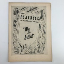 1953 Playbill Majestic Theatre Me and Juliet by Oscar Hammerstein 2nd - £11.12 GBP