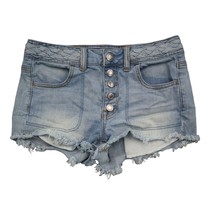 American Eagle Outfitters Shorts Womens 30 Blue Cut Off High Rise Bottom... - £15.21 GBP