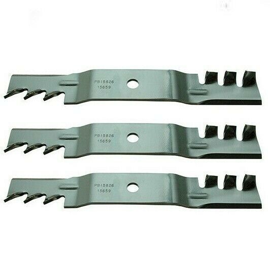 Primary image for 3pk Toothed Blades fit Cub Cadet 742-04417 1005336 942-04417 L48 M48 Tank 48