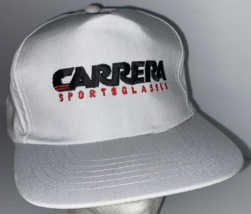 Carrera Hat Snapback Sports Glasses Eyewear Sunglasses Embroidered Vintage OSFA - £28.83 GBP