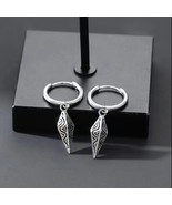 925 Silver Plated Dangle Drop Earrings for Men Women - €9,54 EUR