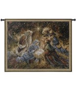 53x42 WE THREE KINGS Wise Men Jesus Christ Religious Tapestry Wall Hanging - £131.80 GBP