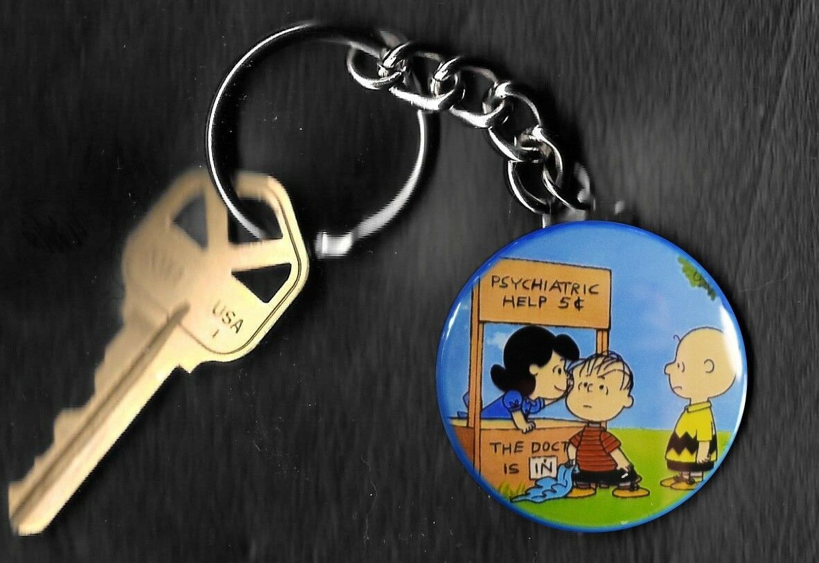Lucy Psychiatric Help Charlie Brown Peanuts by Charles Schulz Key Chain KEYCHAIN - $6.78