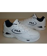 Fila Size 10 TRI RUNNER White Leather Sneakers New Men&#39;s Shoes - £41.81 GBP