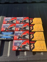 Lot Of 11 New Audio Cassette Tapes Maxell/Fuji/RCA - £13.23 GBP