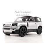2020 Land Rover Defender 1/24 Scale Diecast Metal Model - Welly - SILVER - $558.87 MXN