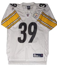 Willie Parker Pittsburgh Steelers #39 Football Jersey NFL Reebok Equipment Med - £21.36 GBP