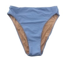 J Crew High Rise Bikini Bottoms Blue High Cut Leg Size Small BF178 New W... - $11.13