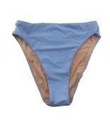 J Crew High Rise Bikini Bottoms Blue High Cut Leg Size Small BF178 New W... - $15.27 CAD