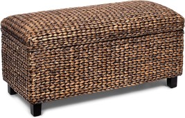Birdrock Home Storage Ottoman Bench With Safety Hinges, Espresso Bench, Bed - $441.99