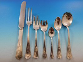 Princess Mary Wallace Sterling Silver Flatware Set Service 88 pc Dinner L Mono - $5,242.05