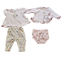 Carters John Lennon Baby Girl 4 Piece Mix n Match Layette Clothes Set Lot - $39.59