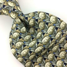 XL 61&quot; THE NATURE CONSERVANCY TORTOISE GREY Silk Necktie Ties In13-199 New - £19.34 GBP