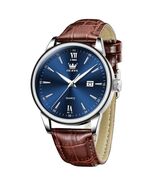 OLEVS Men's Watch,Classic Silver Watches for Men, Waterproof Stainless S... - $59.48