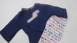 18&quot; doll clothes handmade pajama outfit American USA pride Yes We Can to... - $10.39
