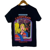 Candyman Black Horror Halloween Movie Short Sleeve Shirt Size S Men&#39;s - $20.00