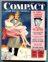 Compact Magazine January 1954-Red Buttons- Glamour Guys Calendar - £24.52 GBP