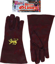 Forum Novelties Party Supplies Unisex-Adults Medieval Gloves, Brown, Standard, M - £54.31 GBP