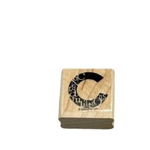 Stampin Up &quot;C&quot; Congratulations Rubber Stamp Single Design Greeting Stamp - $4.99