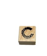 Stampin Up &quot;C&quot; Congratulations Rubber Stamp Single Design Greeting Stamp - £3.99 GBP