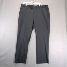 Louis Raphael Gray Dress Pants Men&#39;s 40x32 Slacks Flat Front Soft Fabric... - $25.00