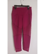 Victoria&#39;s Secret Sport Women&#39;s  Leggings Maroon with Mesh Small - $333.45 MXN
