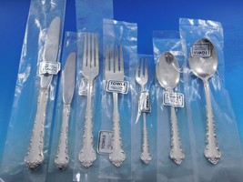Peachtree Manor by Towle Sterling Silver Flatware Set 12 Service 92 pcs New - $5,445.00