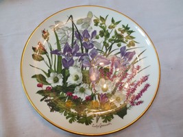 Franklin Mint Royal Horticultural Society Flowers of the Year plate January - £15.69 GBP