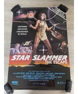 “Star Slammer The Escape ” Original Movie Poster Video Store Promo 1 She... - €14,55 EUR