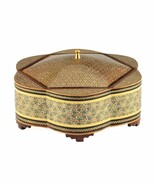 Persian Khatam Wooden Candy Box with Gorgeous Pattern - €102,43 EUR