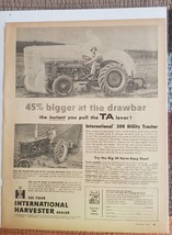 International Harvester Vintage 300/400 Tractor Ad 1956 - $14.03