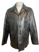 Pelle Studio Wilsons Leather Black Leather Coat Men's LT - $85.49