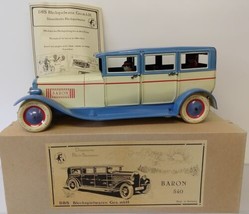 Vintage Tin Wind-up DBS Germany BARON 540 Limousine with Chauffeur &amp; Pas... - £378.81 GBP