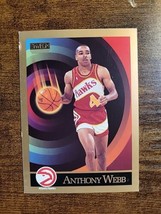 Anthony &quot;Spud&quot; Webb 1990-1991 Skybox #10 - Atlanta Hawks - NBA - £1.57 GBP