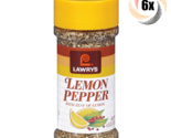 6x Shakers Lawry&#39;s Lemon Pepper Blend Seasoning | With Zest Of Lemon | 4... - $48.68