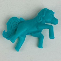 Unbranded Turquoise Pretend Play Turquoise Blue Toy Horse Pony Kids - £6.55 GBP