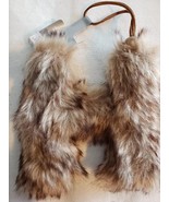 Christmas Holiday Aspen Binned Fuzzy Furry Brown Initial/Letter &quot;H&quot; Orna... - $14.96