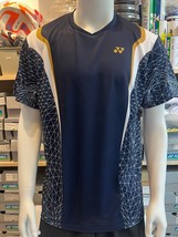 YONEX Men&#39;s Badminton T-Shirts Apparel Sports Tee Navy [US:S/L] NWT 73TS... - £36.03 GBP