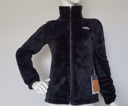 THE NORTH FACE OSITO WOMEN FLEECE FULL ZIP JACKET TNF BLACK-WHITE size XS - $59.76