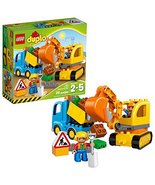 LEGO DUPLO Town Truck &amp; Tracked Excavator 10812 Dump Truck and Excavator... - €67,85 EUR