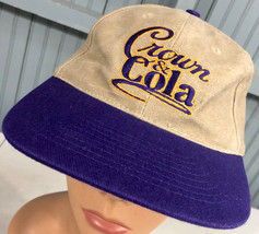 Crown Royal &amp; Cola Liquor Happy Hour Booze Strapback Baseball Cap Hat - £12.24 GBP