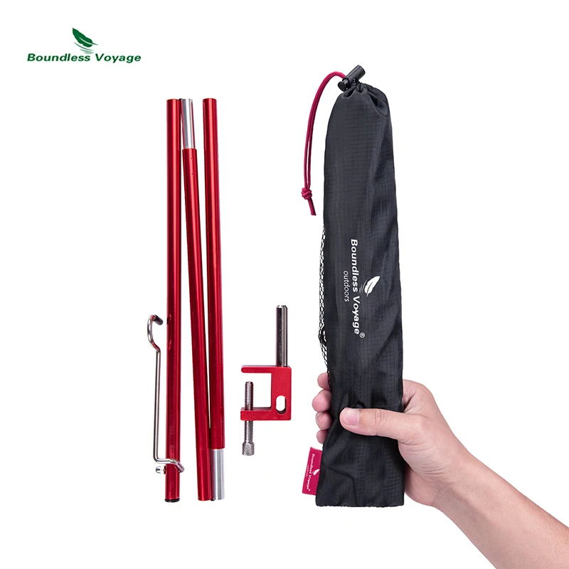 Boundless Voyage Folding Camping Lamp Pole Portable Outdoor Picnic Lamp Holder - £19.14 GBP