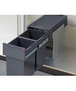 Hailo Kitchen Waste Bin TANDEM Double Bin waste sorter, 2 x 15 liters/Gr... - $231.71 CAD