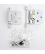 NEW 2-PACK Stanley BB 8194 SPRING HINGE White Standard Flush Cabinet Kit... - £2.95 GBP