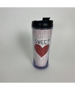 Starbucks Valentine Sweet Heart Tumbler 2011 8oz Travel Coffee Mug Locki... - £13.64 GBP