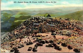 Colorado Lot of Three(3) Mt. Evans Summit House Creeks Linen Vintage Postcards - £7.31 GBP
