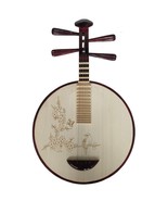 Yueqin Moon lute moon guitar sketch pattern Chinese traditional musical ... - $488.87 CAD